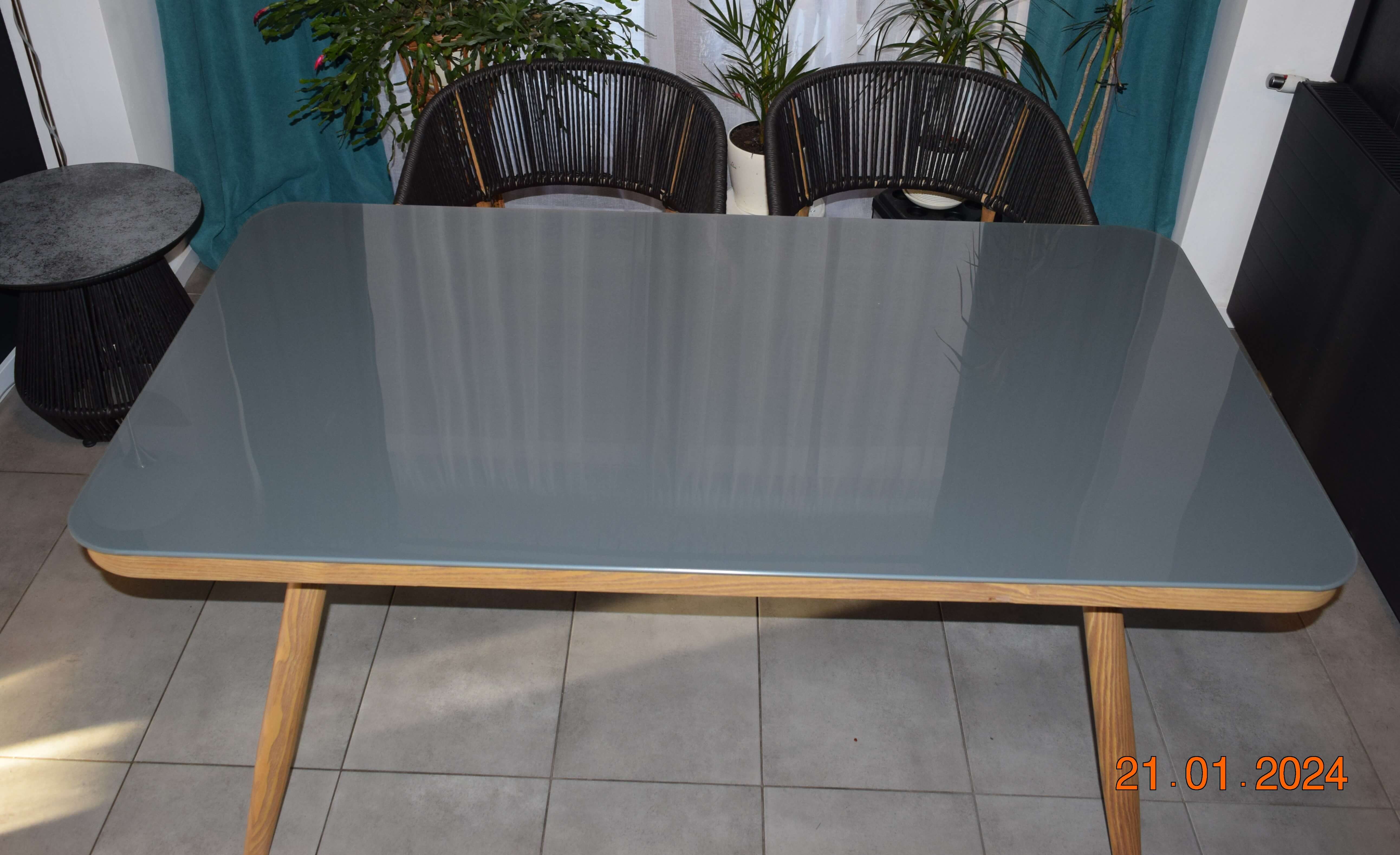 stół ogrodowy  salon taras obiadowy technorattan nowoczesny 